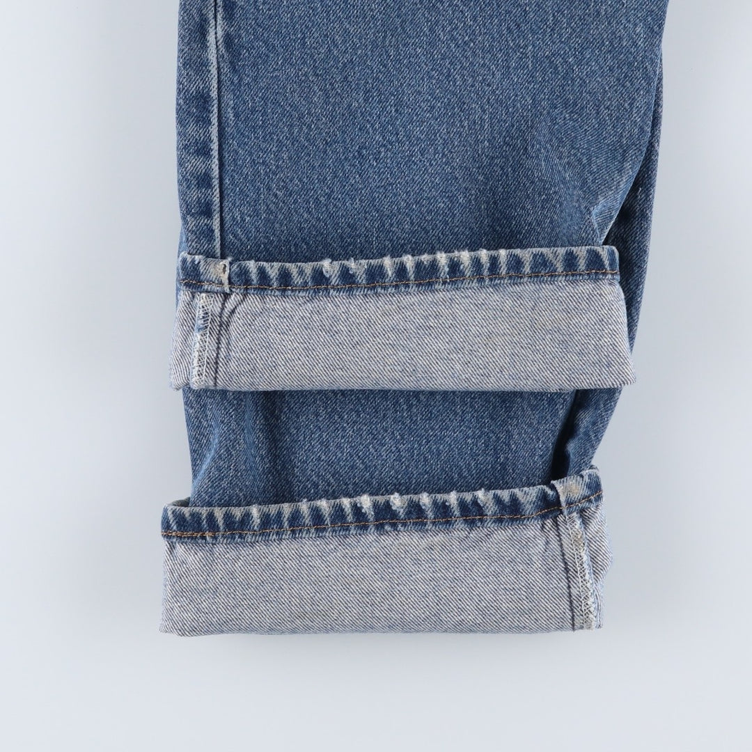 Levi's 505 REGULAR FIT tapered denim pants for men, size w36 cotton blue type Vintage Second Hand