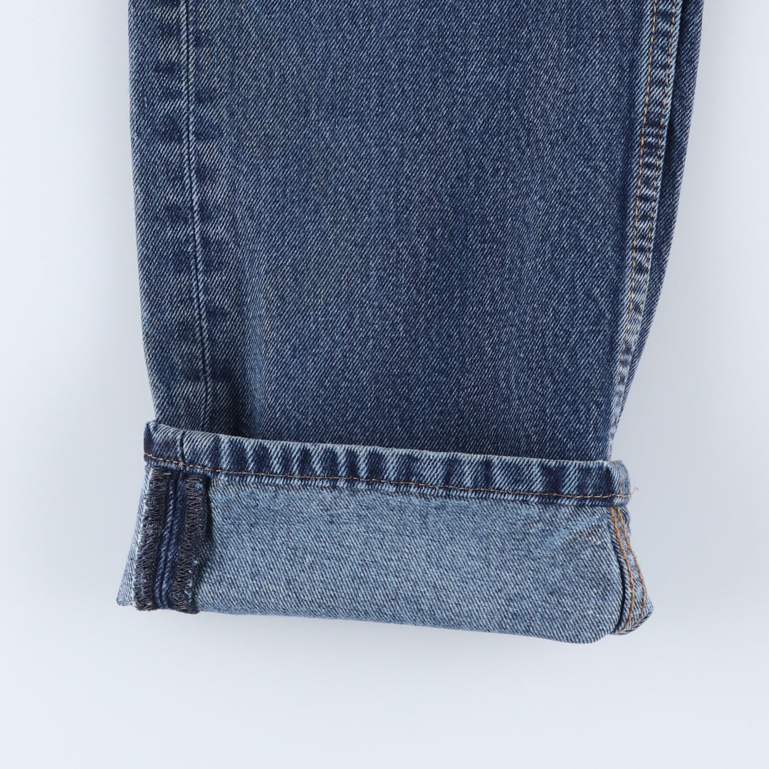 Levi's 505 tapered denim pants for men, size W34 cotton blue type Vintage Second Hand