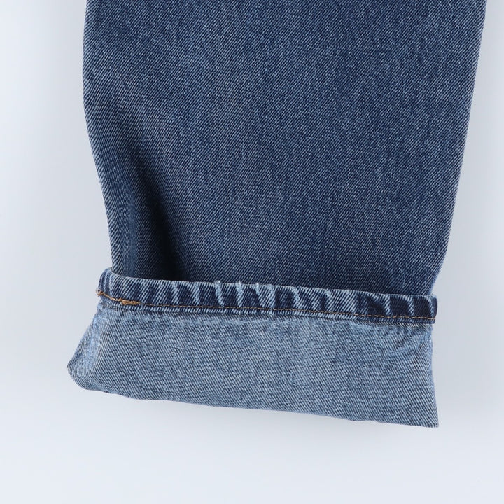Levi's 505 tapered denim pants for men, size W34 cotton blue type Vintage Second Hand