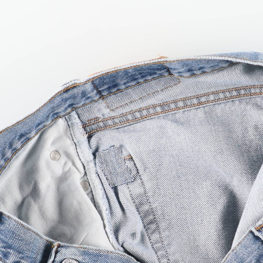 Levi's 505 REGULAR FIT tapered denim pants for men, size w35 cotton blue type Vintage Second Hand
