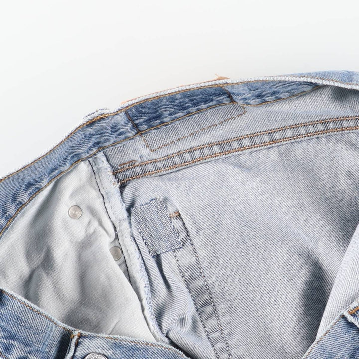 Levi's 505 REGULAR FIT tapered denim pants for men, size w35 cotton blue type Vintage Second Hand