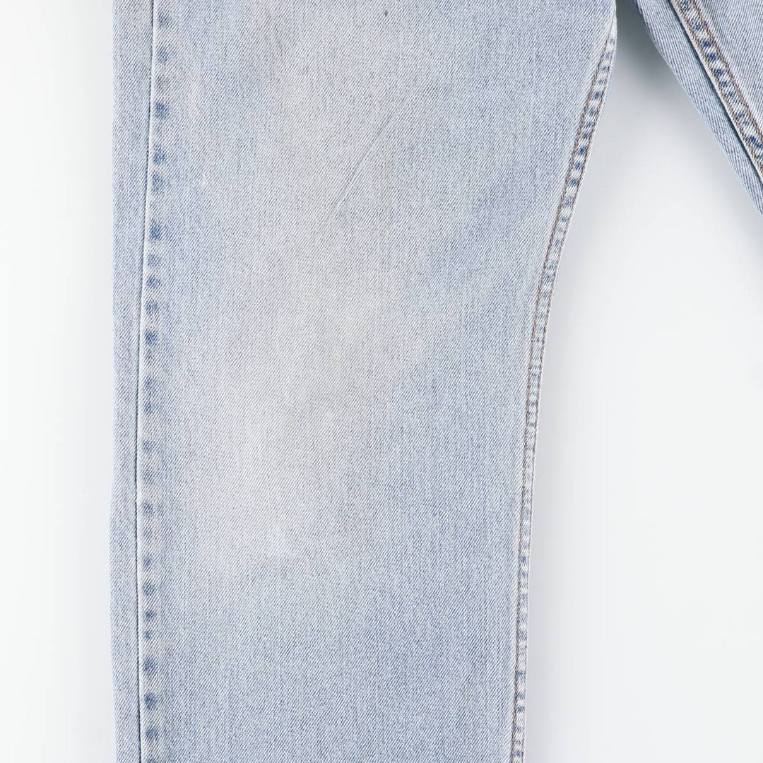 Levi's 505 REGULAR FIT tapered denim pants for men, size w35 cotton blue type Vintage Second Hand