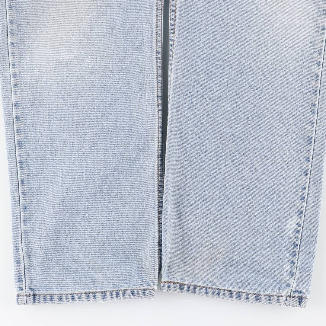 Levi's 505 REGULAR FIT tapered denim pants for men, size w35 cotton blue type Vintage Second Hand