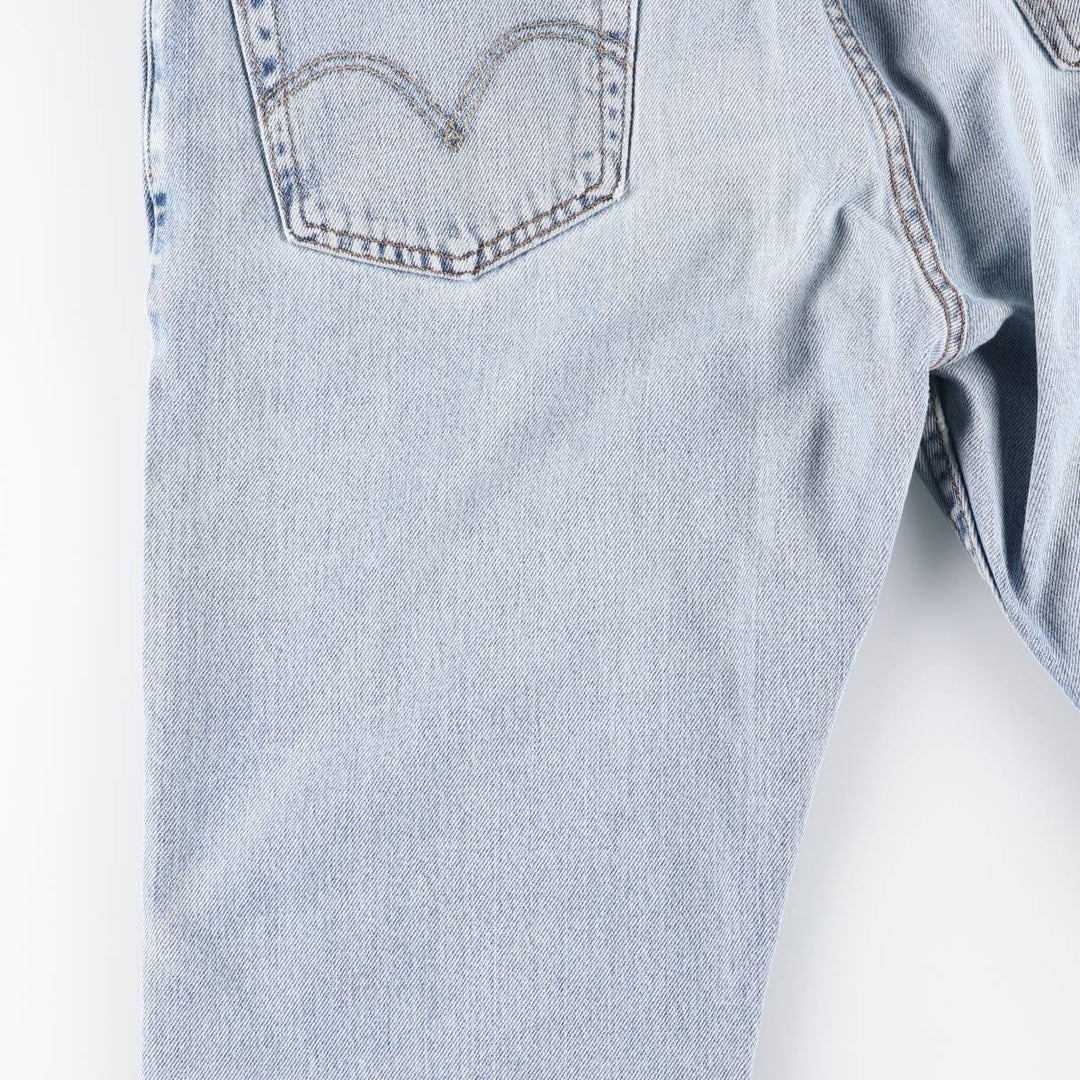 Levi's 505 REGULAR FIT tapered denim pants for men, size w35 cotton blue type Vintage Second Hand