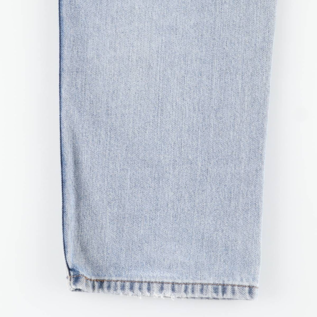 Levi's 505 REGULAR FIT tapered denim pants for men, size w35 cotton blue type Vintage Second Hand