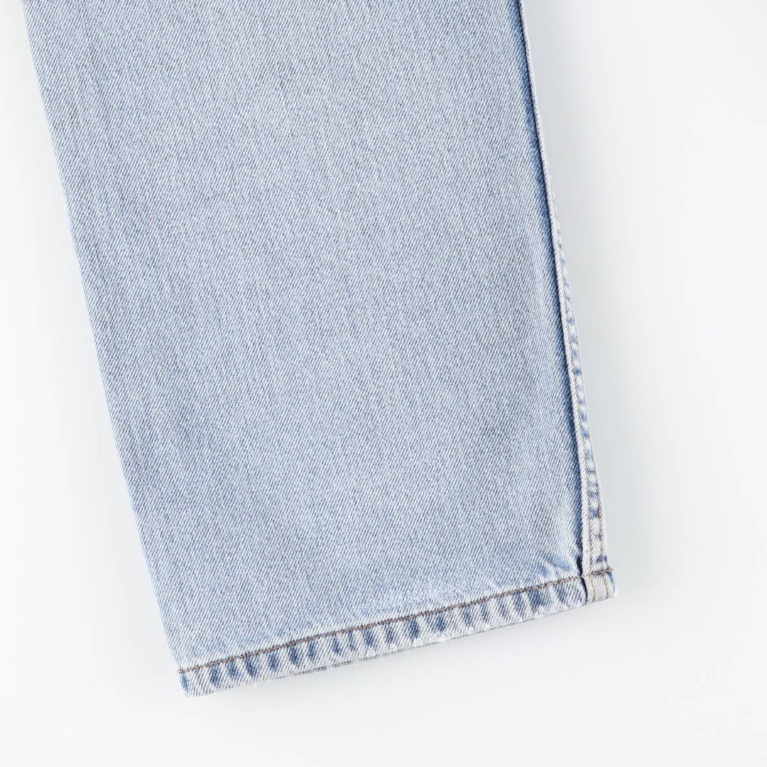 Levi's 505 REGULAR FIT tapered denim pants for men, size w35 cotton blue type Vintage Second Hand