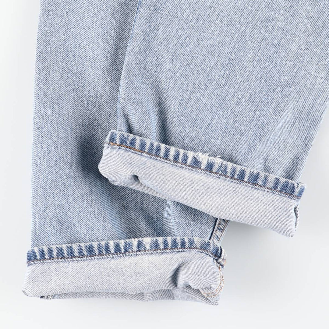 Levi's 505 REGULAR FIT tapered denim pants for men, size w35 cotton blue type Vintage Second Hand