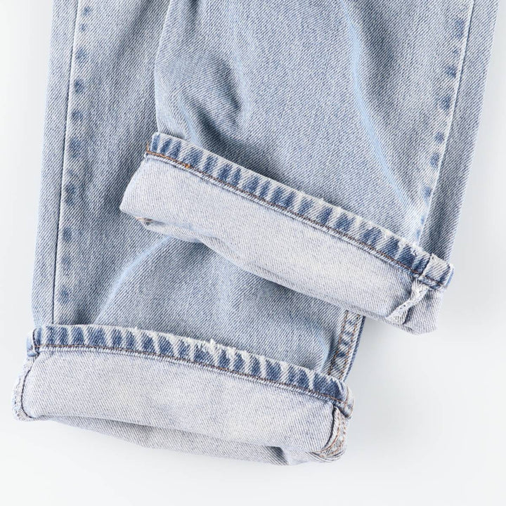 Levi's 505 REGULAR FIT tapered denim pants for men, size w35 cotton blue type Vintage Second Hand