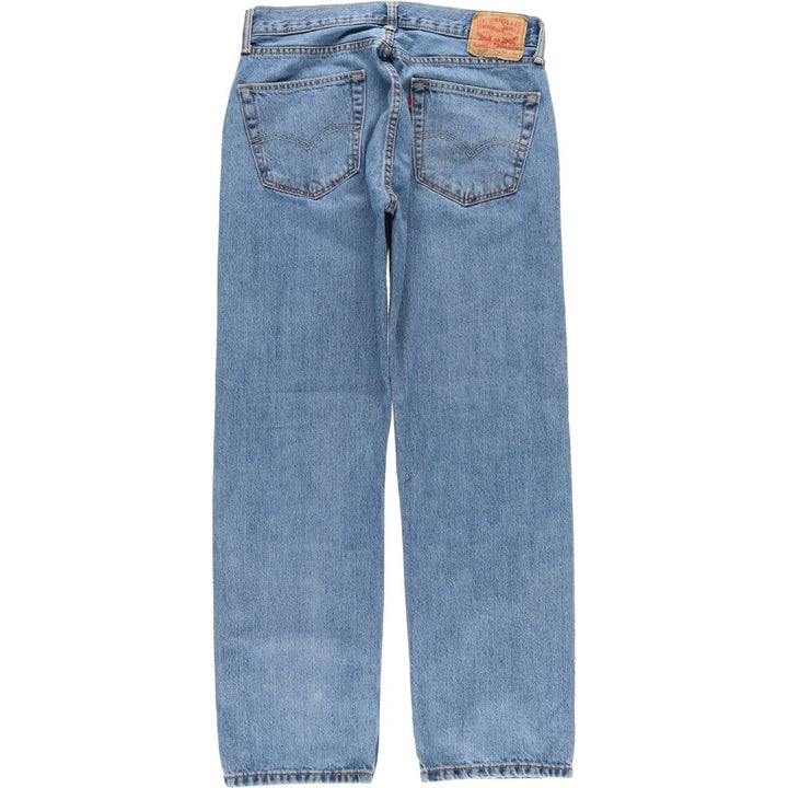 Levi's 505-4891 Tapered Denim Pants, Men's W32 (approx.) cotton blue type Vintage Second Hand