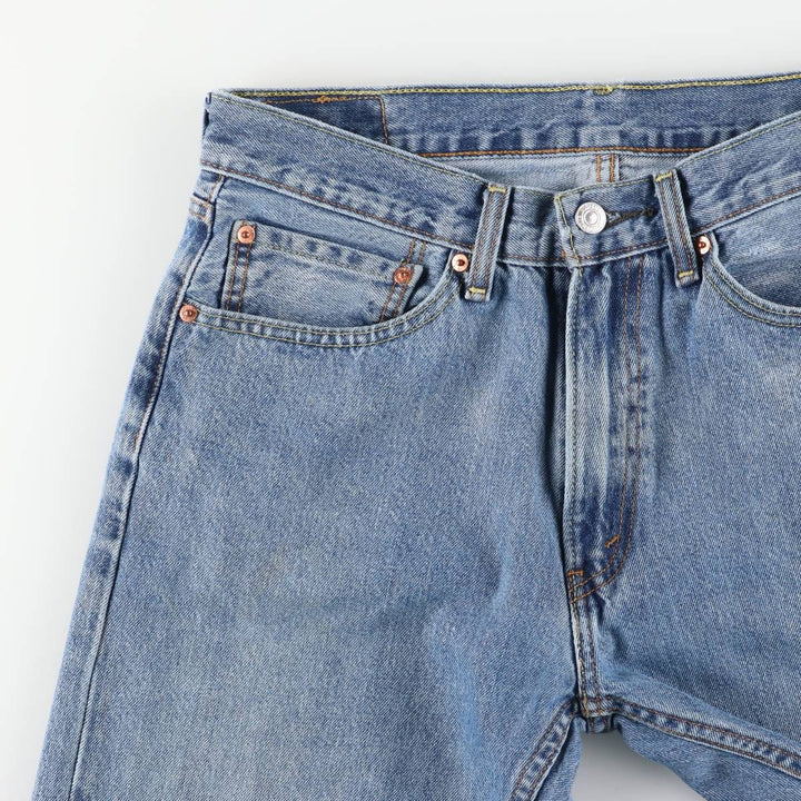 Levi's 505-4891 Tapered Denim Pants, Men's W32 (approx.) cotton blue type Vintage Second Hand