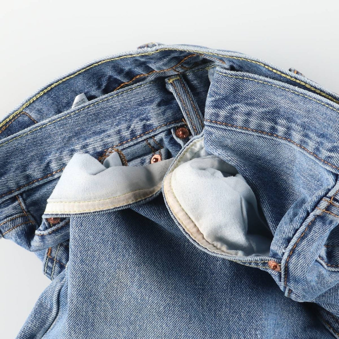 Levi's 505-4891 Tapered Denim Pants, Men's W32 (approx.) cotton blue type Vintage Second Hand