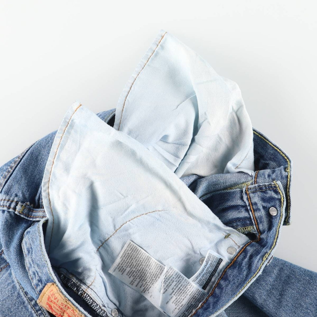 Levi's 505-4891 Tapered Denim Pants, Men's W32 (approx.) cotton blue type Vintage Second Hand