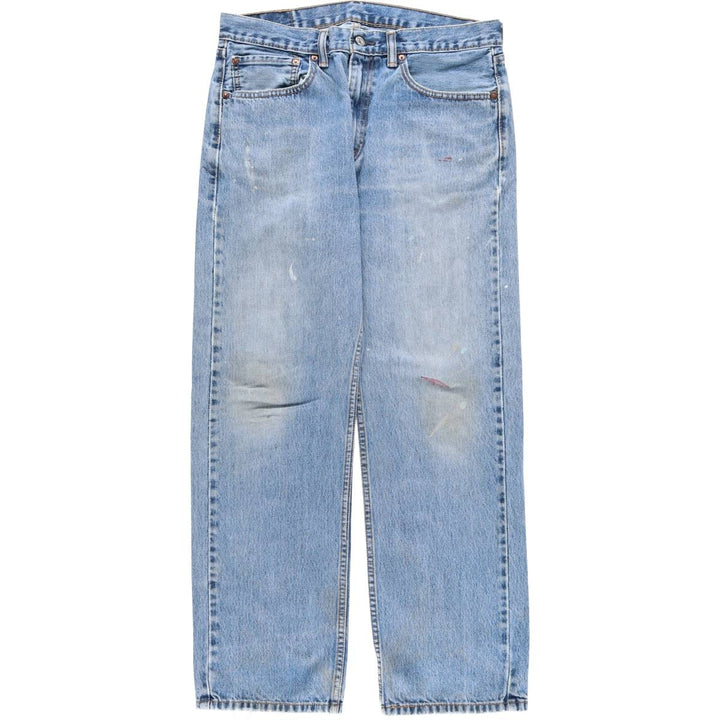Levi's 505-4891 Tapered Denim Pants, Men's Size W34 (approx.) cotton blue type Vintage Second Hand