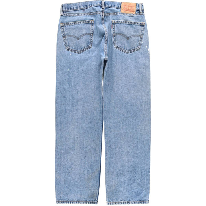 Levi's 505-4891 Tapered Denim Pants, Men's Size W34 (approx.) cotton blue type Vintage Second Hand