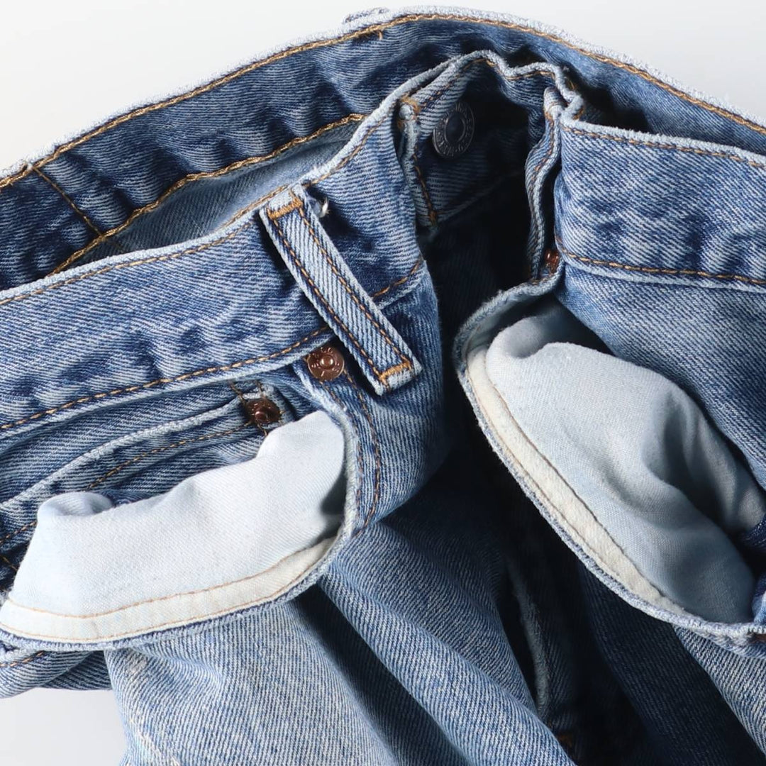 Levi's 505-4891 Tapered Denim Pants, Men's Size W34 (approx.) cotton blue type Vintage Second Hand