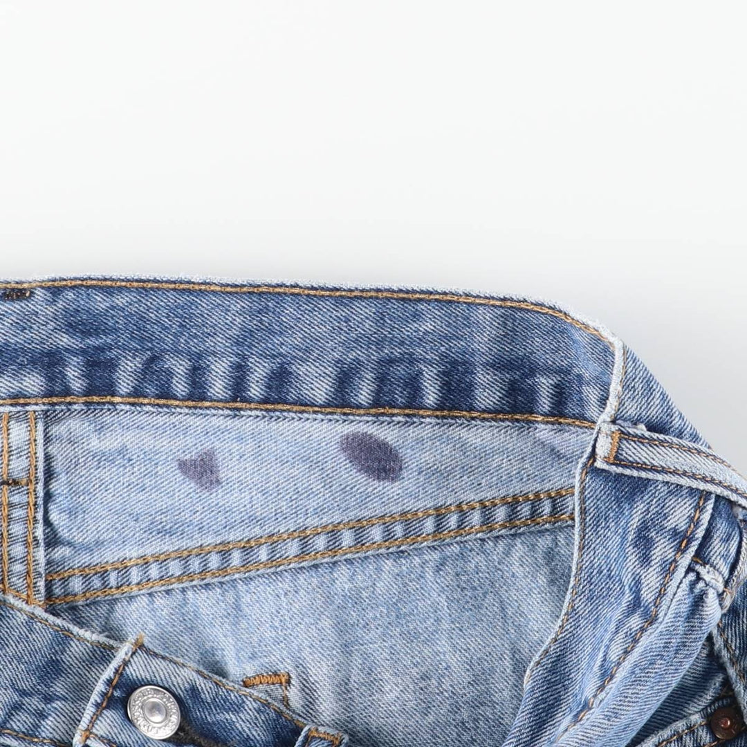 Levi's 505-4891 Tapered Denim Pants, Men's Size W34 (approx.) cotton blue type Vintage Second Hand
