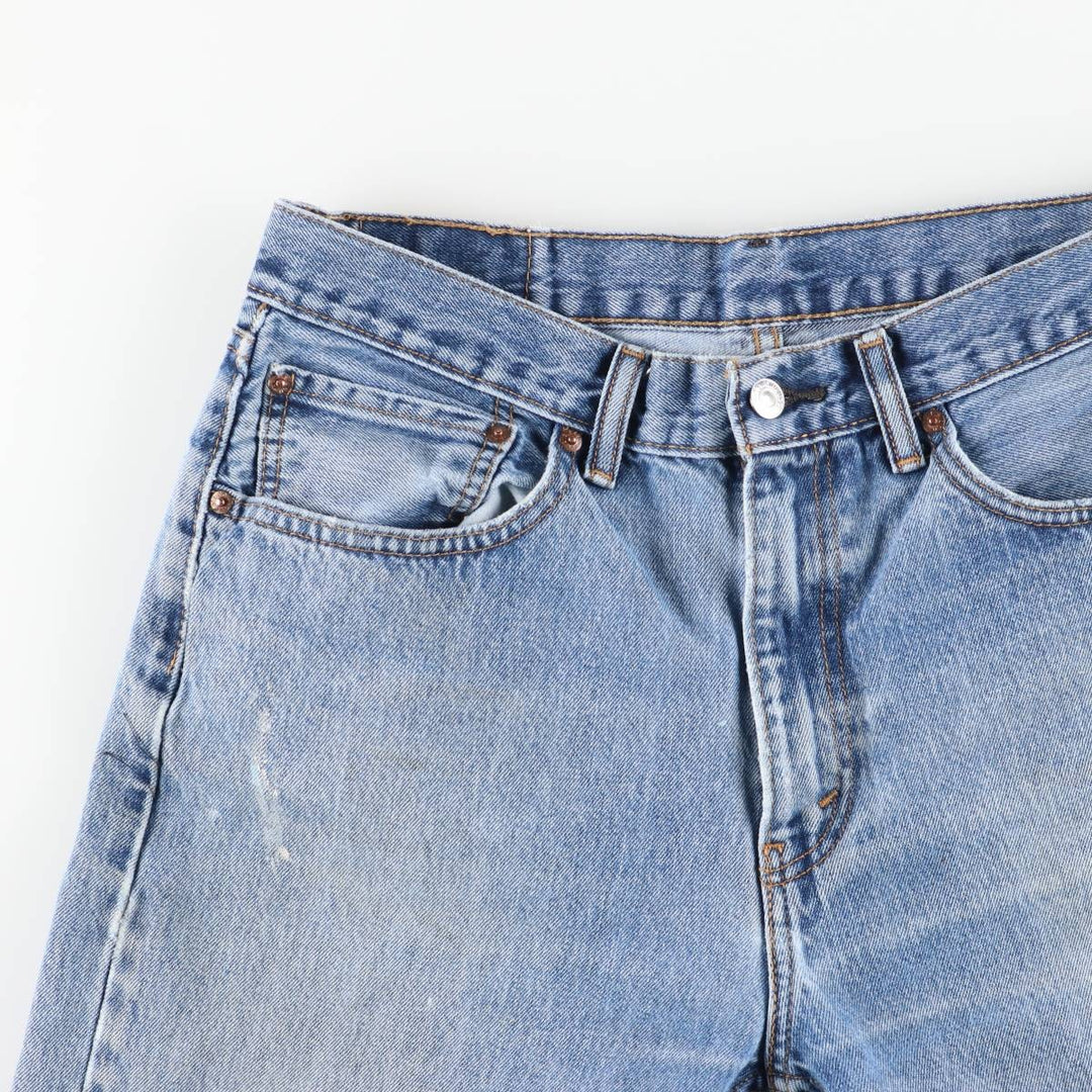 Levi's 505-4891 Tapered Denim Pants, Men's Size W34 (approx.) cotton blue type Vintage Second Hand