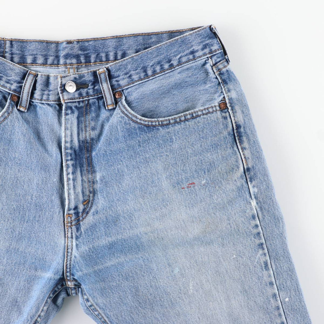 Levi's 505-4891 Tapered Denim Pants, Men's Size W34 (approx.) cotton blue type Vintage Second Hand
