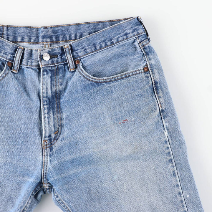 Levi's 505-4891 Tapered Denim Pants, Men's Size W34 (approx.) cotton blue type Vintage Second Hand