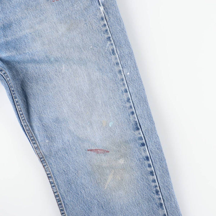 Levi's 505-4891 Tapered Denim Pants, Men's Size W34 (approx.) cotton blue type Vintage Second Hand