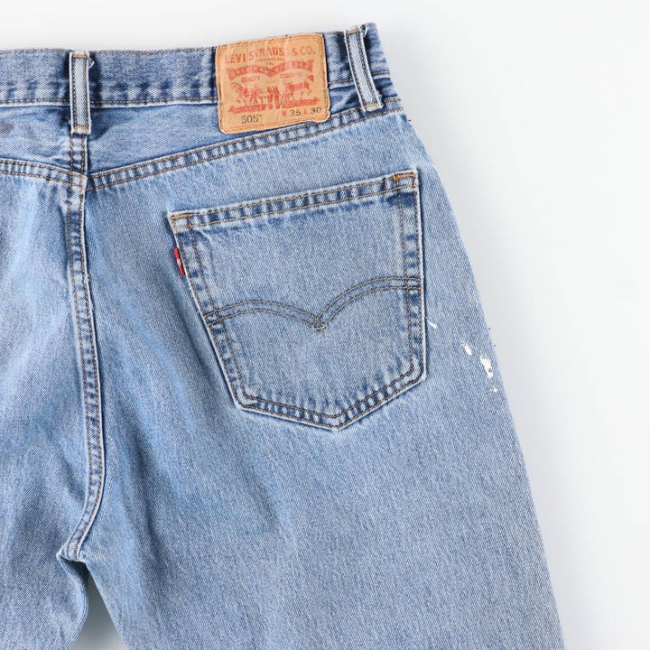 Levi's 505-4891 Tapered Denim Pants, Men's Size W34 (approx.) cotton blue type Vintage Second Hand