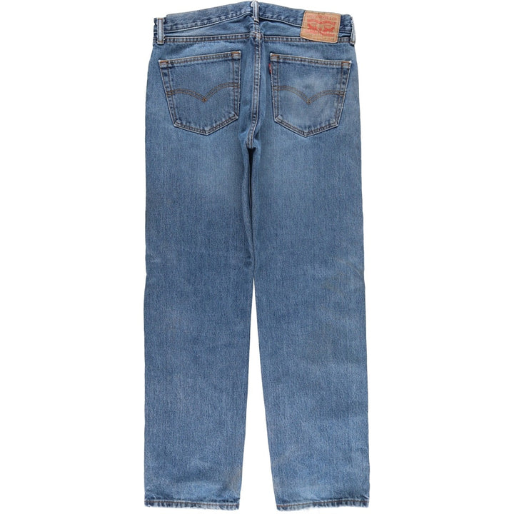 Levi's 505 tapered denim pants for men, size W34 unclear blue type Vintage Second Hand