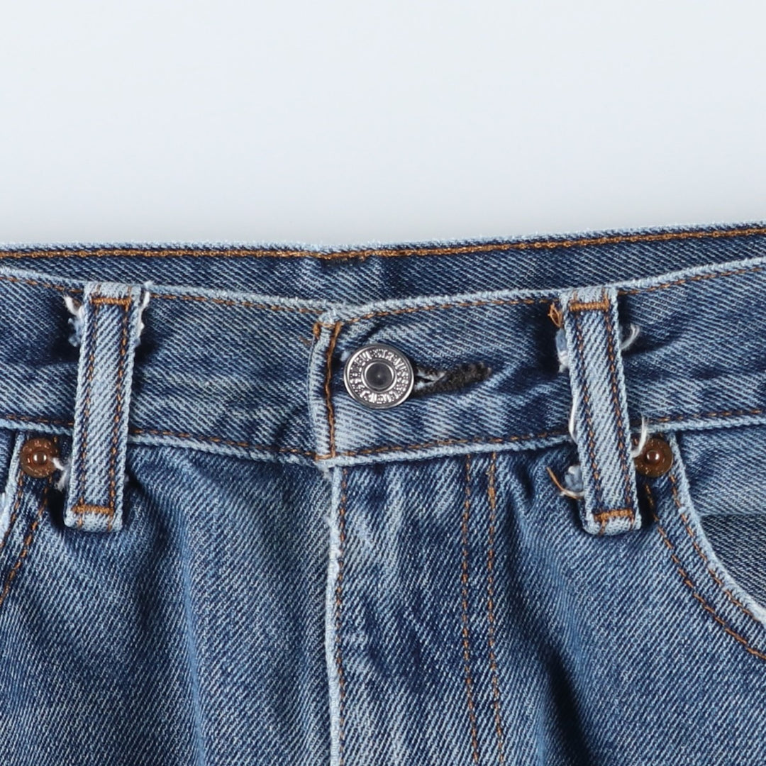 Levi's 505 tapered denim pants for men, size W34 unclear blue type Vintage Second Hand