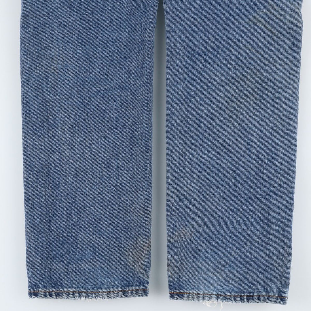 Levi's 505 tapered denim pants for men, size W34 unclear blue type Vintage Second Hand