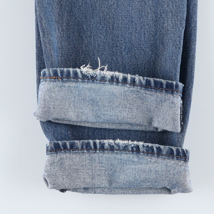Levi's 505 tapered denim pants for men, size W34 unclear blue type Vintage Second Hand