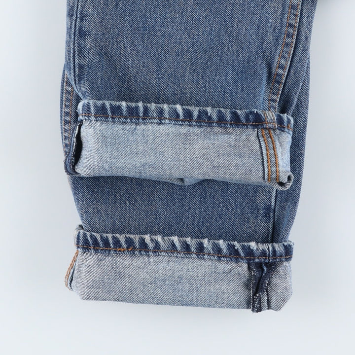 Levi's 505 tapered denim pants for men, size W34 unclear blue type Vintage Second Hand