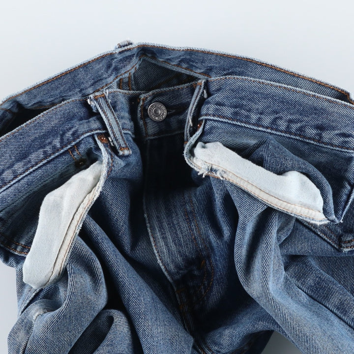 Levi's 505 tapered denim pants for men, size W34 unclear blue type Vintage Second Hand