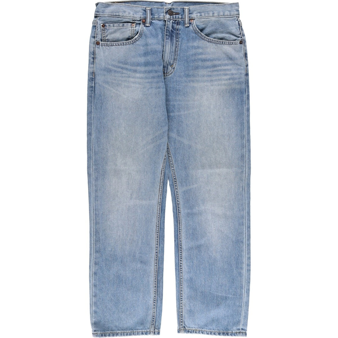 Levi's 505 tapered denim pants for men, size W34 cotton Blue type light blue Vintage Second Hand