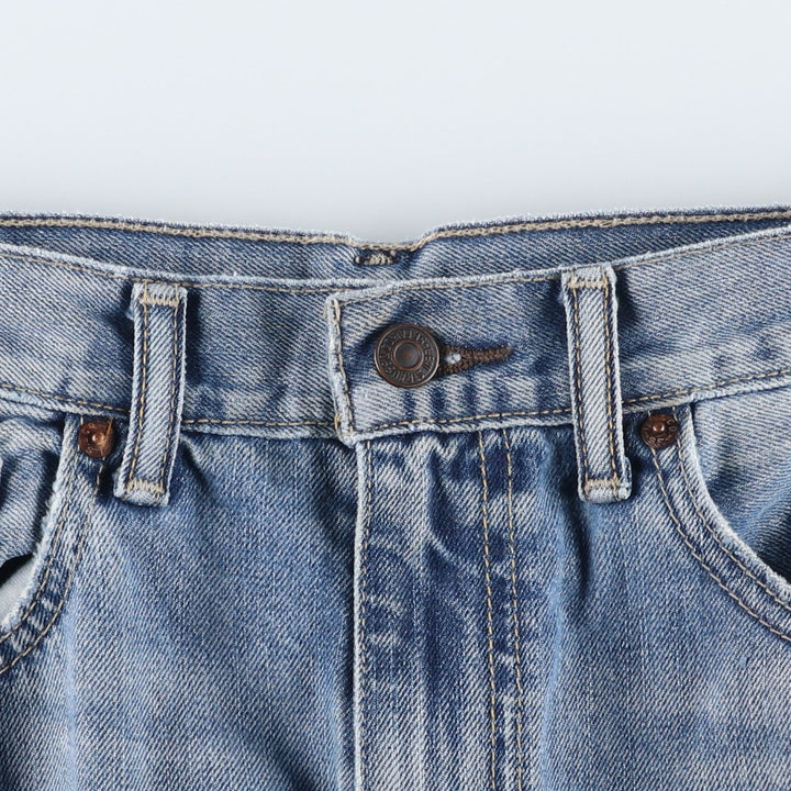 Levi's 505 tapered denim pants for men, size W34 cotton Blue type light blue Vintage Second Hand