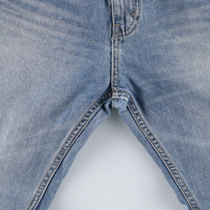Levi's 505 tapered denim pants for men, size W34 cotton Blue type light blue Vintage Second Hand
