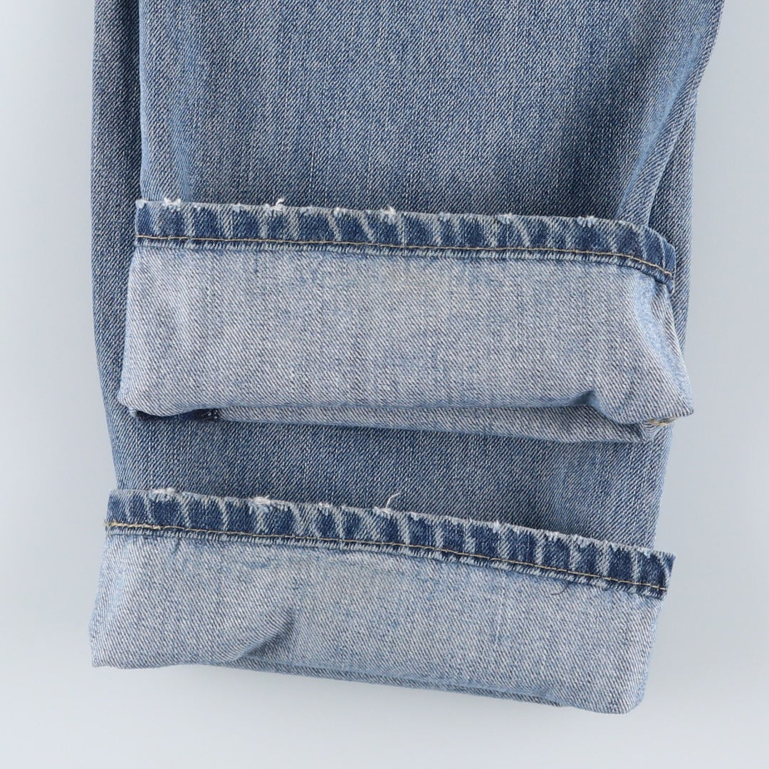 Levi's 505 tapered denim pants for men, size W34 cotton Blue type light blue Vintage Second Hand