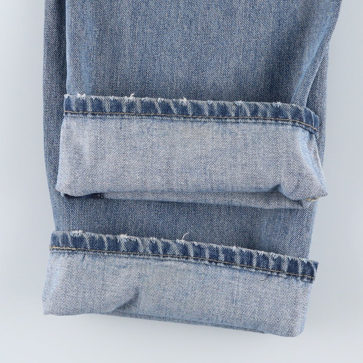 Levi's 505 tapered denim pants for men, size W34 cotton Blue type light blue Vintage Second Hand