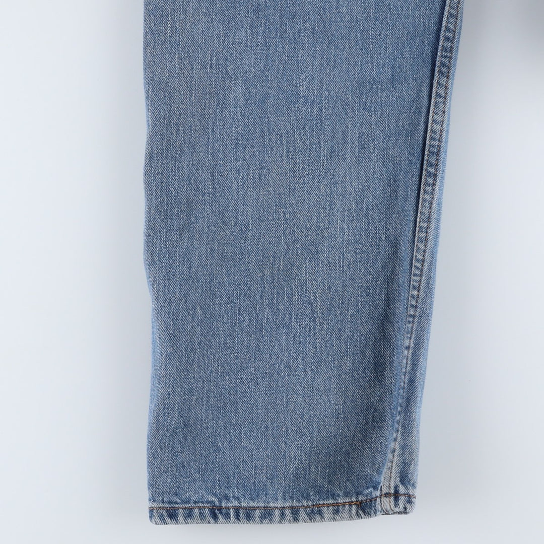 00'S Levi's 505 REGULAR FIT tapered denim pants for men, size w34 cotton blue type Vintage Second Hand