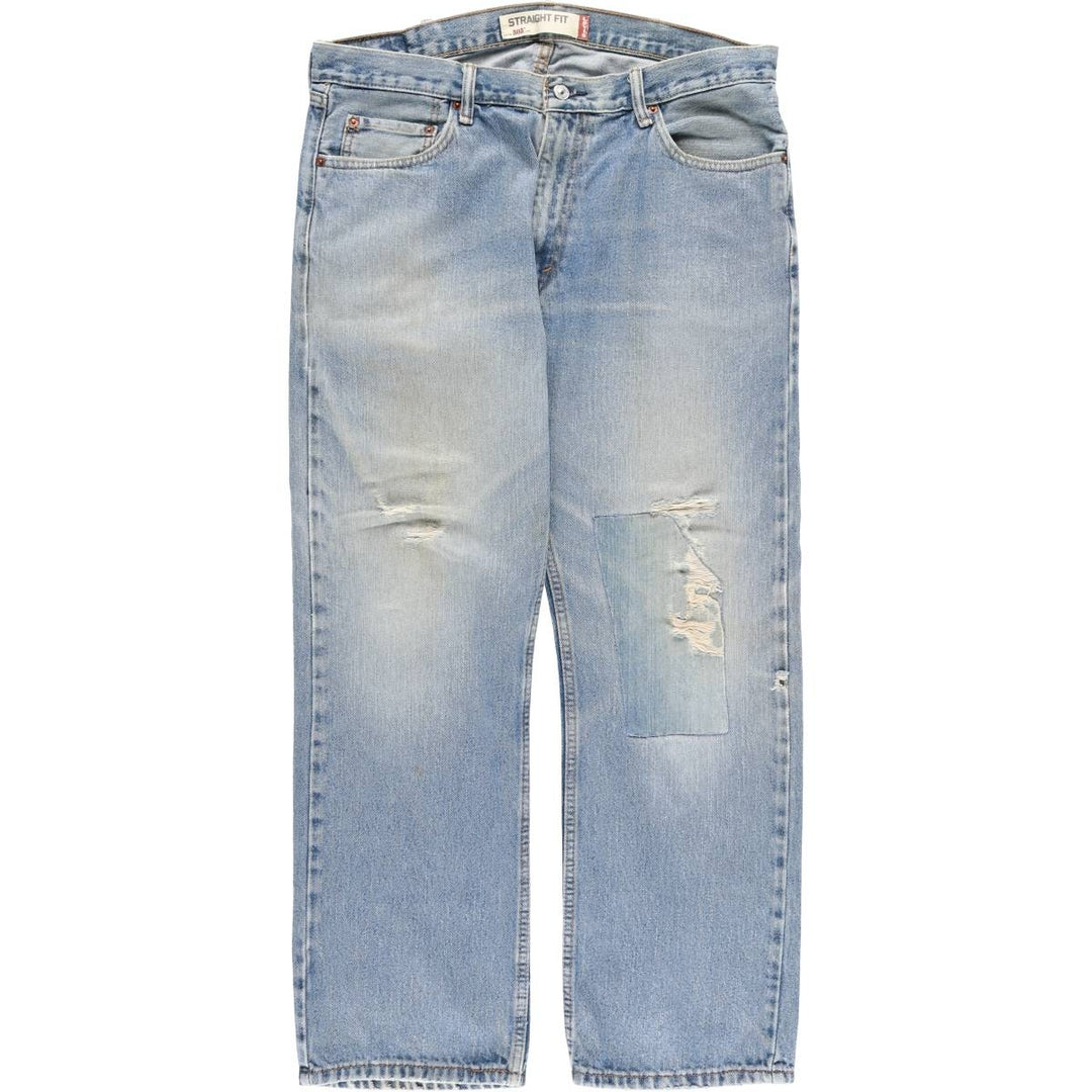 Levi's Straight Fit Tapered Denim Pants, Men's Size W37 (approx.), Vintage cotton blue type Vintage Second Hand