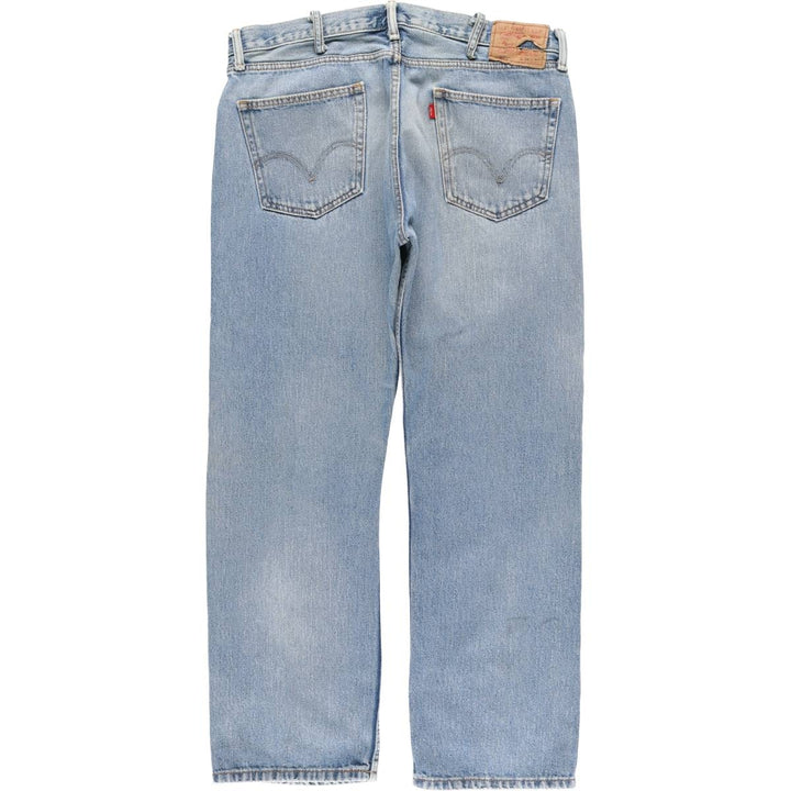 Levi's Straight Fit Tapered Denim Pants, Men's Size W37 (approx.), Vintage cotton blue type Vintage Second Hand