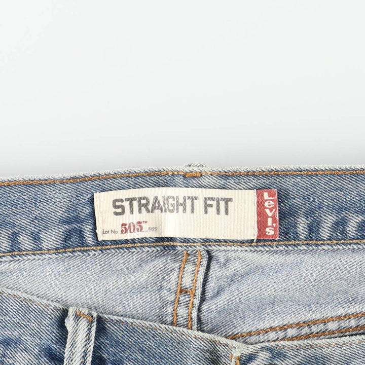 Levi's Straight Fit Tapered Denim Pants, Men's Size W37 (approx.), Vintage cotton blue type Vintage Second Hand