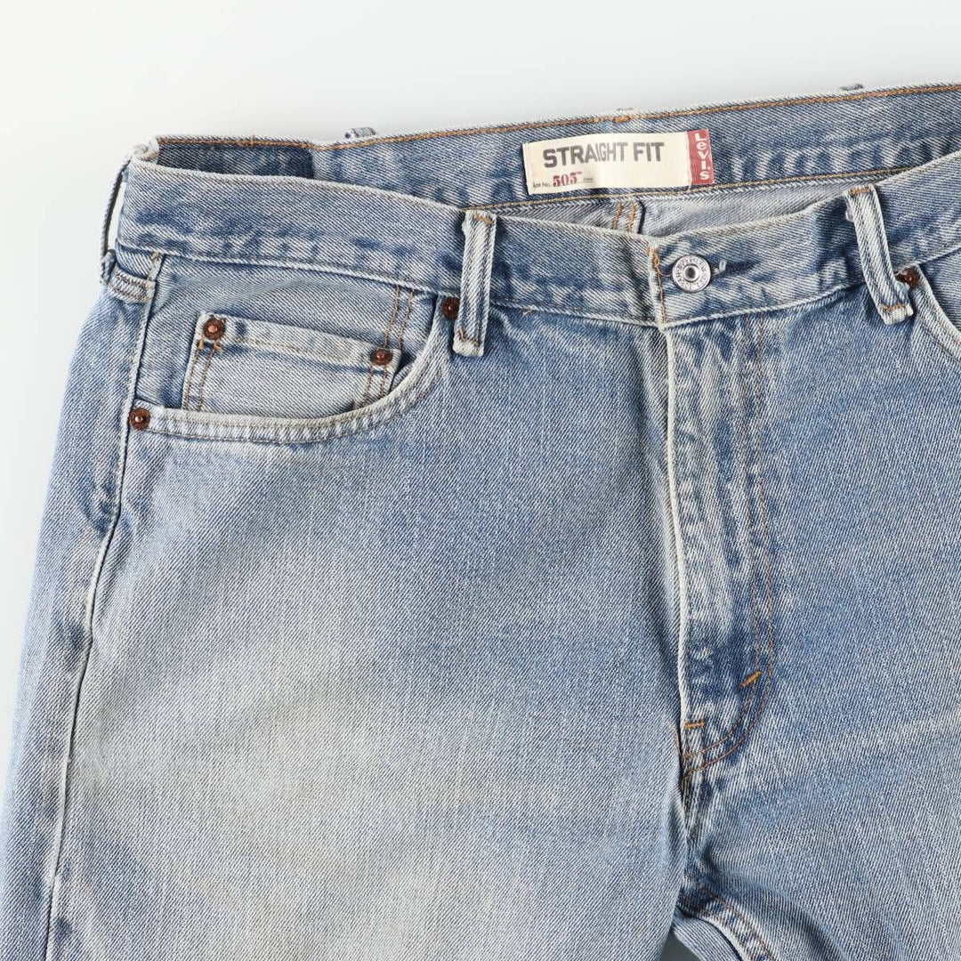 Levi's Straight Fit Tapered Denim Pants, Men's Size W37 (approx.), Vintage cotton blue type Vintage Second Hand