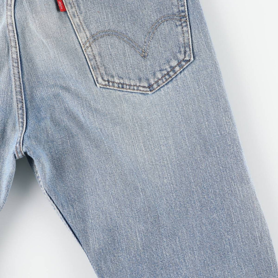 Levi's Straight Fit Tapered Denim Pants, Men's Size W37 (approx.), Vintage cotton blue type Vintage Second Hand