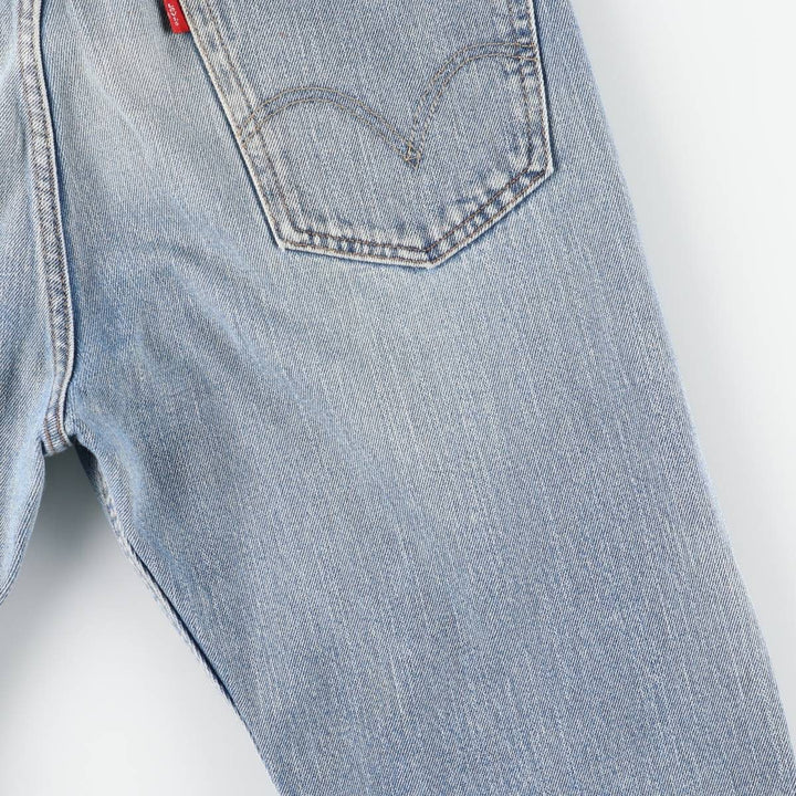 Levi's Straight Fit Tapered Denim Pants, Men's Size W37 (approx.), Vintage cotton blue type Vintage Second Hand