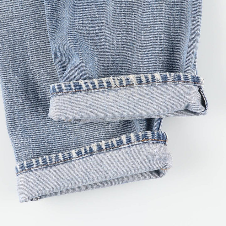 Levi's Straight Fit Tapered Denim Pants, Men's Size W37 (approx.), Vintage cotton blue type Vintage Second Hand