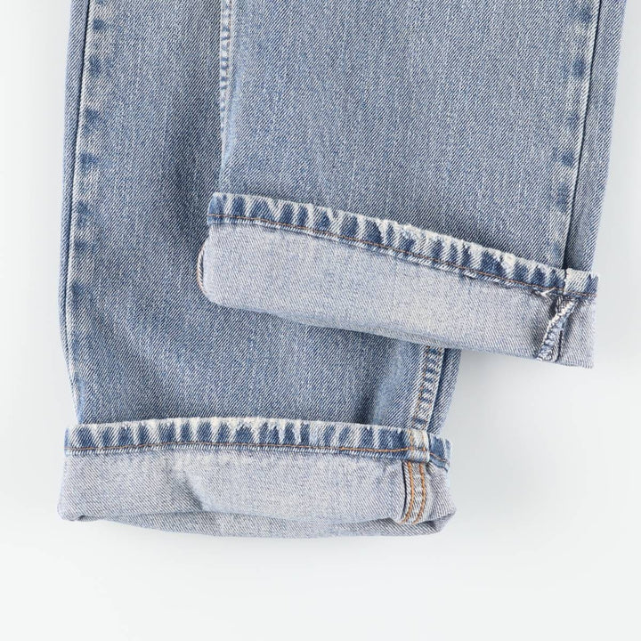 Levi's Straight Fit Tapered Denim Pants, Men's Size W37 (approx.), Vintage cotton blue type Vintage Second Hand