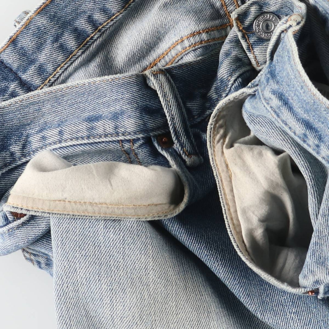 Levi's Straight Fit Tapered Denim Pants, Men's Size W37 (approx.), Vintage cotton blue type Vintage Second Hand