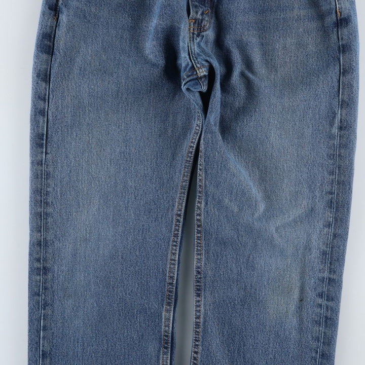 Levi's 505 tapered denim pants for men, size W33 cotton blue type Vintage Second Hand