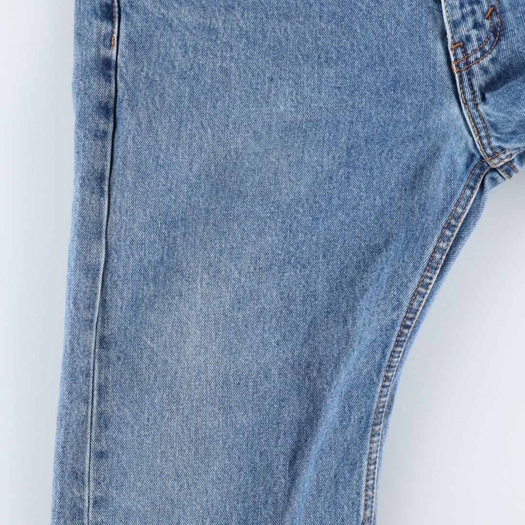 Levi's 505 tapered denim pants for men, size W34 cotton blue type Vintage Second Hand
