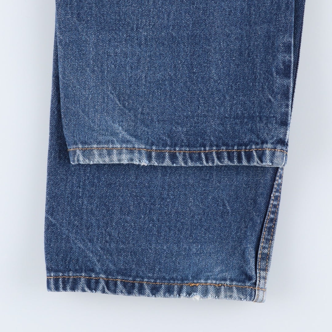 Levi's 505 tapered denim pants for men, size W34 cotton blue type Vintage Second Hand
