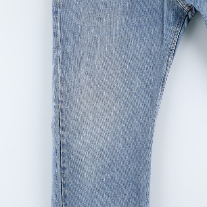 Levi's 505 STRAIGHT FIT tapered denim pants for men, equivalent to w33 cotton Blue type light blue Vintage Second Hand